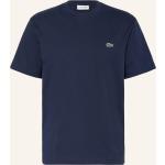 Dunkelblaue Lacoste T-Shirts aus Baumwolle für Herren Größe XL 