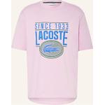 Rosa Lacoste T-Shirts aus Baumwolle für Herren Übergrößen 