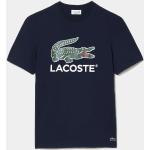 Grüne Unifarbene Sportliche Lacoste T-Shirts aus Baumwolle für Herren Größe L für den für den Sommer 