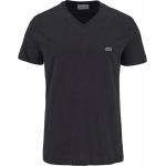 Schwarze Lacoste V-Ausschnitt T-Shirts aus Baumwolle für Herren 