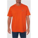 Orange Lacoste T-Shirts für Herren Größe M 
