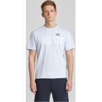 Hellblaue Unifarbene Lacoste T-Shirts aus Baumwolle für Herren Größe 3 XL 