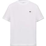 Reduzierte Weiße Kurzärmelige Lacoste White T-Shirts für Herren Größe L 