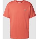 Rote Lacoste T-Shirts aus Baumwolle für Herren Größe XXL 