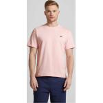 Rosa Lacoste T-Shirts aus Baumwolle für Herren Größe 3 XL 