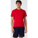 Rote Lacoste T-Shirts aus Baumwolle für Herren Größe 3 XL 