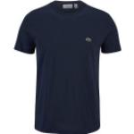 Lacoste T-Shirt, Rundhals-Ausschnitt, Stickerei, für Herren, blau, M