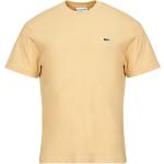 Reduzierte Gelbe Lacoste T-Shirts für Herren Größe XL 