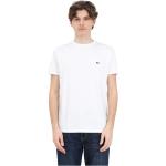 Reduzierte Weiße Lacoste White T-Shirts für Herren Größe 3 XL für den für den Frühling 