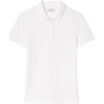 Reduzierte Weiße Lacoste White T-Shirts für Damen Größe XL 