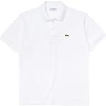 Reduzierte Weiße Lacoste White T-Shirts aus Baumwolle für Herren Größe XXL 