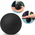 Lacrosse Ball - schwarz | Ein Ball, der zur Entspannung übermäßig angespannter Muskeln verwendet wird | Massageball aus Silikon