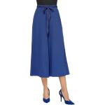 Royalblaue Unifarbene Damenculottes & Damenhosenröcke aus Polyester Größe XXL 