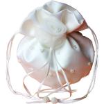 Offwhitefarbene LadyMYP Brauttaschen & Brautbeutel mit Perlen für Damen für die Braut 