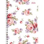 Ladytimer Ringbuch Roses A5 2024