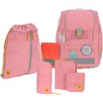 Pinke Lässig Schulranzen Sets mit Einhornmotiv aus Polyester 7-teilig zum Schulanfang 