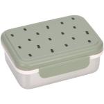 Silberne Lässig Lunchboxen & Snackboxen aus Edelstahl auslaufsicher 1-teilig 
