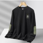 Graue Rundhals-Ausschnitt Herrensweatshirts aus Polyester Größe 5 XL 