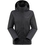 Schwarze Wasserdichte Atmungsaktive Lafuma 3-in-1 Jacken mit Klettverschluss aus Fleece für Damen Größe L 