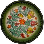 Blumenmuster Runde Speiseteller & Essteller 32 cm aus Keramik 