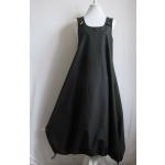 Schwarze Frühlingskleider aus Baumwolle für Damen Größe 3 XL 