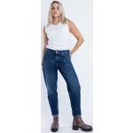 Loose Fit Bio Nachhaltige Baggy Jeans & Loose Fit Jeans mit Knopf aus Baumwolle für Damen Weite 33 