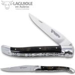 Laguiole Aubrac Taschenmesser L0712CBIF Doppelplatine 12 cm Büffelkruste Messer