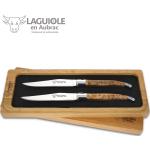 Laguiole en Aubrac Steakmesser glänzend 2-teilig 