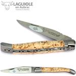 Laguiole en Aubrac Taschenmesser L0211BHIF 11 cm Backen matt Birkenholz Messer
