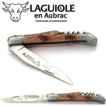 Laguiole en Aubrac Taschenmesser Wacholder Korkenzieher L0311GEIS 11 cm Messer  