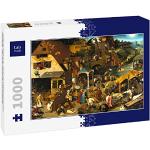 Lais Puzzle Pieter Bruegel d. Ä. - Serie der bilderbogenartigen Gemälde, Die niederländischen Sprichwörter 1000 Teile