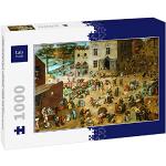 Lais Puzzle Pieter Bruegel d. Ä. - Serie der sogenannten bilderbogenartigen Gemälde, Szene: Die Kinderspiele 1000 Teile