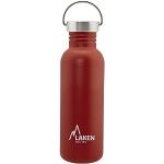 Laken Basic Edelstahlflasche, Trinkflasche Weite Öffnung mit Edelstah Schraubverschluss, BPA frei 0,75L, Rot