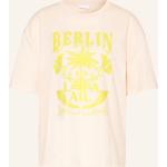 Hellorange Lala Berlin T-Shirts aus Baumwolle für Damen Größe M 