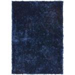 Blaue Lalee Hochflorteppiche aus Polyester 120x170 