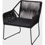 Schwarze Lambert Lounge Sessel Outdoor Breite 50-100cm, Höhe 50-100cm, Tiefe 50-100cm 