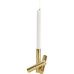 Goldene Moderne 13 cm Kandelaber & Kerzenleuchter 