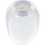 Weiße 10 cm Lambert Runde Teelichthalter aus Glas 