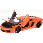 Orange Welly Lamborghini Aventador Modellautos & Spielzeugautos 