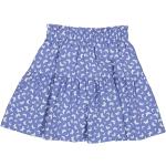 Reduzierte Blaue Blumenmuster Lamino Kinderröcke aus Baumwolle für Mädchen Größe 134 