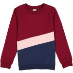 Reduzierte Rote Lamino Rundhals-Ausschnitt Kindersweatshirts aus Baumwolle für Mädchen Größe 134 