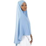 Pastellblaue Hijabs für Damen Einheitsgröße 
