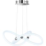 Silberne Moderne Wofi LED-Pendelleuchten aus Chrom 
