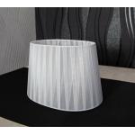 Weiße Lampenschirme für Tischlampen aus Stoff 