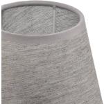 Reduzierte Graue Runde Runde Lampenschirme aus Textil 