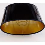 Schwarze Ovale Lampenschirme für Tischlampen aus Kunststoff 