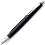 Schwarze Moderne LAMY 2000 Kugelschreiber aus Edelstahl 