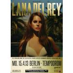 Lana Del Rey - Berlin, Berlin 2013 » Konzertplakat
