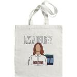 Lana Del Rey LOGO Bedruckte Grafik Hipster Cartoon Print Tote Einkaufstaschen Mädchen Casual Pacakge Handtasche mit hoher Kapazität