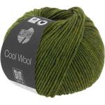 Grüne Lana Grossa Cool Wool Melierte Wolle 
